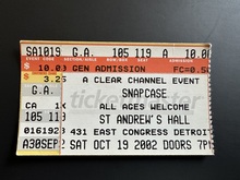 Snapcase / Boys Set Fire / Atreyu / Time In Malta on Oct 19, 2002 [355-small]
