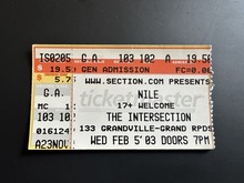 Nile / Napalm Death / Dark Tranquillity / Strapping Young Lad / The Berzerker on Feb 5, 2003 [356-small]