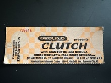 Clutch / Mastodon / Nebula / Dysthymia on Feb 6, 2004 [376-small]