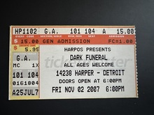 Dark Funeral / Naglfar / _____ on Nov 2, 2007 [404-small]