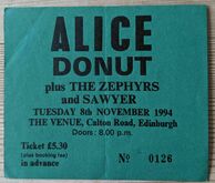Alice Donut / The Zephyrs / Sawyer on Nov 8, 1994 [752-small]