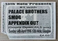 palace brothers / Smog / Appendix Out on Apr 14, 1996 [762-small]