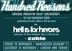 Hundred Reasons / Hell Is for Heroes / Cable on Nov 22, 2012 [840-small]