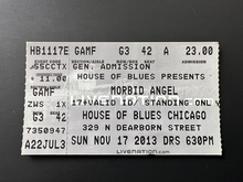 Morbid Angel / Gorguts / Morta Skuld on Nov 17, 2013 [894-small]