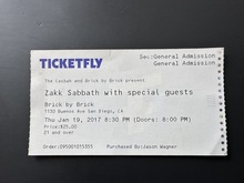 Zakk Sabbath / The Shrine on Jan 19, 2017 [960-small]