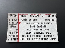 Zakk Sabbath / Them Evils on Oct 3, 2017 [980-small]
