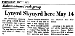 Lynyrd Skynyrd / Jimmy Buffett on May 14, 1975 [021-small]
