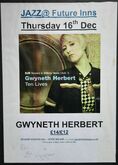 Signed handbill from the gig, Gwyneth Herbert on Dec 16, 2010 [618-small]