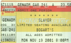 Slayer / Chimaira / American Head Charge on Nov 19, 2001 [901-small]