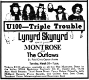 Lynyrd Skynyrd / Montrose / The Outlaws on Mar 30, 1976 [928-small]
