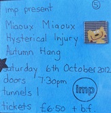 Miaoux Miaoux / Hysterical Injury / Autumn Hang on Oct 6, 2012 [118-small]