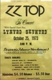 ZZ Top / Lynyrd Skynyrd on Oct 25, 1973 [390-small]