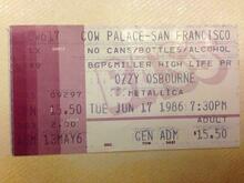 Ozzy Osbourne / Metallica on Jun 17, 1986 [658-small]