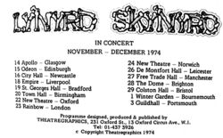 Golden Earring / Lynyrd Skynyrd on Nov 14, 1974 [679-small]