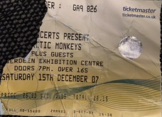 Arctic Monkeys / The Horrors / The Rascals on Dec 15, 2007 [736-small]