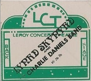 Lynyrd Skynyrd / The Charlie Daniels Band on Oct 26, 1976 [836-small]
