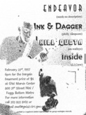 Ink & Dagger / Endeavor / Inside / Kill quota on Feb 22, 1997 [330-small]