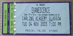 Evanescence / Three Fingers on Nov 4, 2003 [476-small]