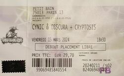 Cynic / Obscura / Cryptosis on Mar 15, 2024 [508-small]