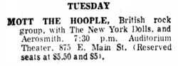 Mott the Hoople / New York Dolls / Aerosmith on Oct 16, 1973 [729-small]