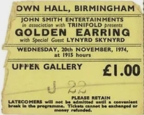 Golden Earring / Lynyrd Skynyrd on Nov 20, 1974 [739-small]