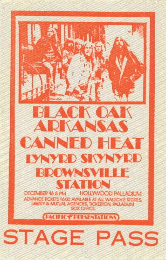 Black Oak Arkansas Concert & Tour History Concert Archives