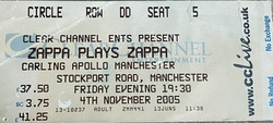 Dweezil Zappa Plays Frank Zappa on Nov 4, 2005 [670-small]