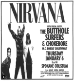 Nirvana / Butthole Surfers / Chokebore on Jan 6, 1994 [689-small]