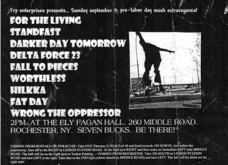 For The Living / Darker Day Tomorrow / Standfast on Sep 3, 2000 [706-small]
