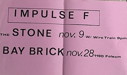 Wire Train / Big Race / Impulse f! on Nov 9, 1984 [855-small]
