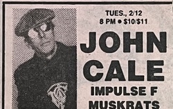 John Cale / Impulse f! / Muskrats on Feb 12, 1985 [758-small]