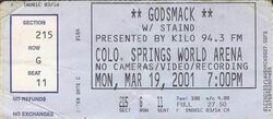 Godsmack / Staind / Cold / Systematic on Mar 19, 2001 [440-small]