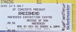 Radiohead / Asian Dub Foundation on Dec 1, 2003 [449-small]