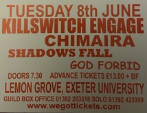 Killswitch Engage / Chimaira / Shadows Fall / God Forbid on Jun 8, 2005 [688-small]