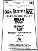 nazereth / Blue Oyster Cult / Uriah Heep / Wishbone Ash on Nov 30, 1993 [886-small]