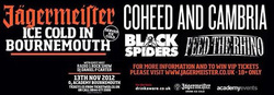 Coheed and Cambria / Black Spiders / Feed the Rhino / Daniel P Carter on Nov 13, 2012 [488-small]