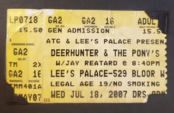 The Ponys / Deerhunter / Jay Reatard on Jul 18, 2007 [513-small]