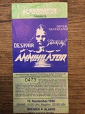 Annihilator / Despair / Xentrix on Sep 16, 1990 [776-small]