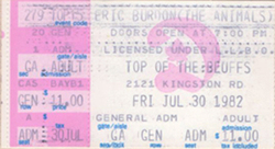 Eric Burdon on Jul 30, 1982 [443-small]
