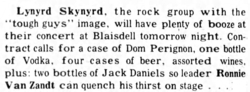 Lynyrd Skynyrd on Jan 5, 1977 [605-small]