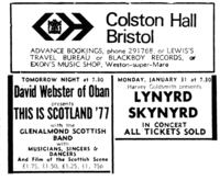 Lynyrd Skynyrd on Jan 31, 1977 [666-small]