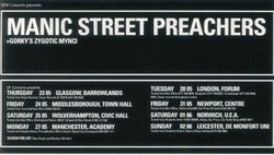 Manic Street Preachers / Gorky's Zygotic Mynci on May 31, 1996 [606-small]
