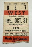 Yes / The J. Geils Band on Oct 31, 1972 [997-small]