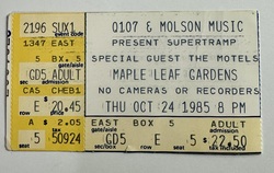 Supertramp / The Motels / Rick Springfield on Oct 24, 1985 [077-small]