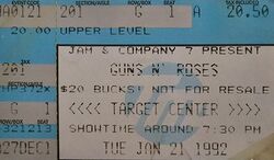 Guns N' Roses / Soundgarden on Jan 21, 1992 [115-small]