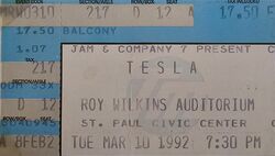 Tesla / Firehouse on Mar 10, 1992 [117-small]