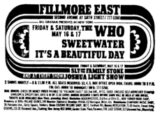 The Who / sweetwater / It's A Beautiful Day on May 16, 1969 [460-small]