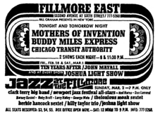Frank Zappa / The Mothers Of Invention / Chicago / Buddy Miles Express on Feb 21, 1969 [472-small]