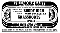 Buddy Rich / The Grass Roots / Spirit on Jan 17, 1969 [509-small]