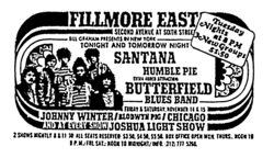 Santana / Humble Pie / The Butterfield Blues Band on Nov 7, 1969 [781-small]